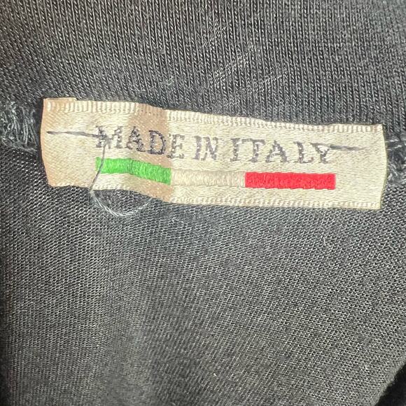 ECRU Strapless Midi Tube Dress Fit & Flare Lined Sheer Silk Blend Black Size M/L - Picture 5 of 7